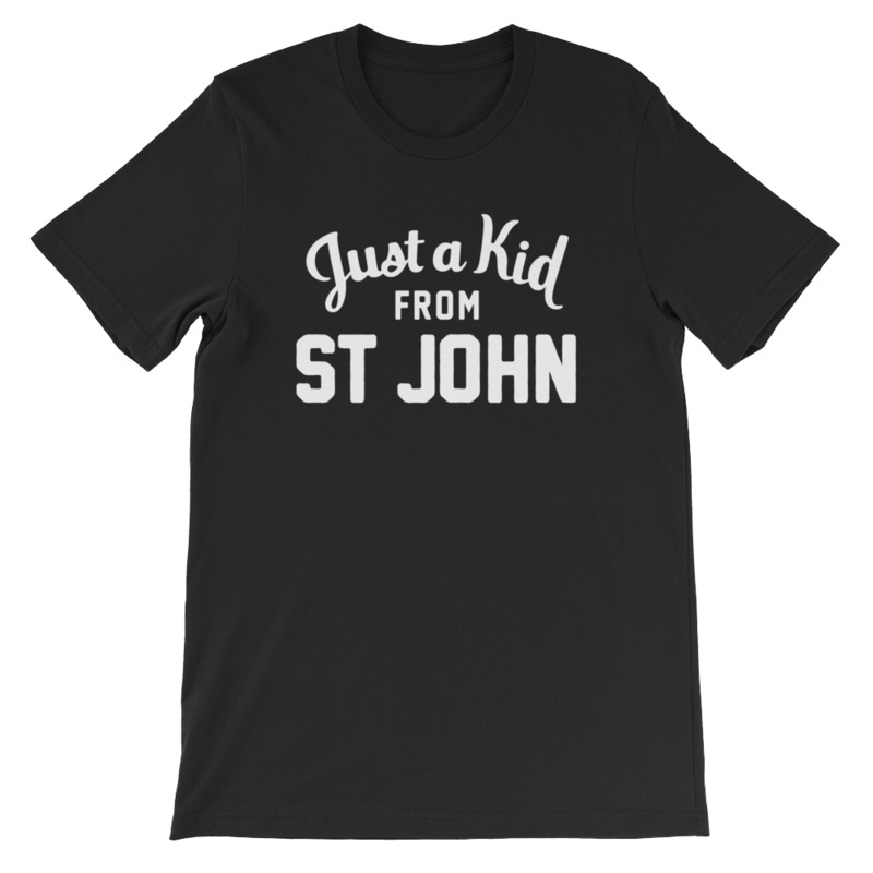 Unisex Black T-Shirt | St John