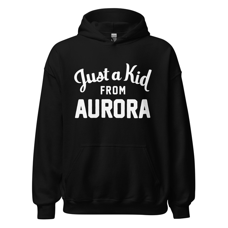 Unisex Black Hoodie Sweatshirt | Aurora