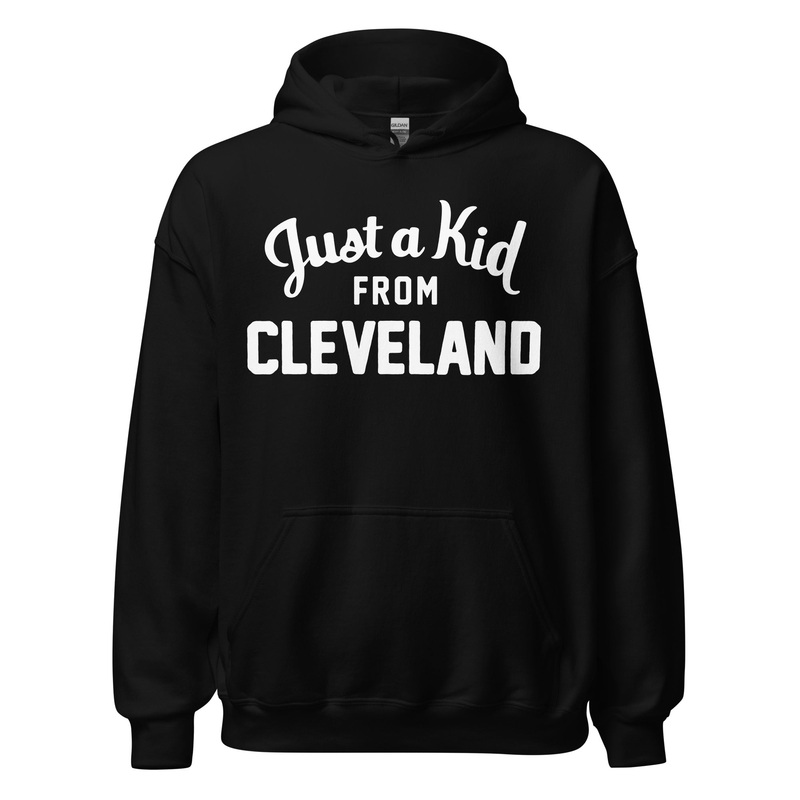 Unisex Black Hoodie Sweatshirt | Cleveland