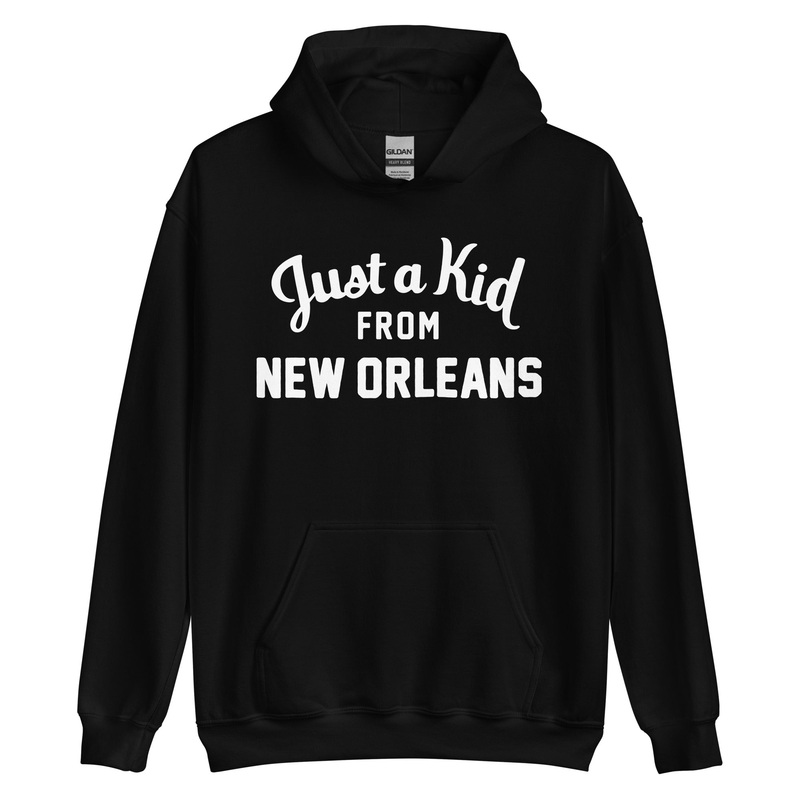 Unisex Black Hoodie Sweatshirt | New Orleans