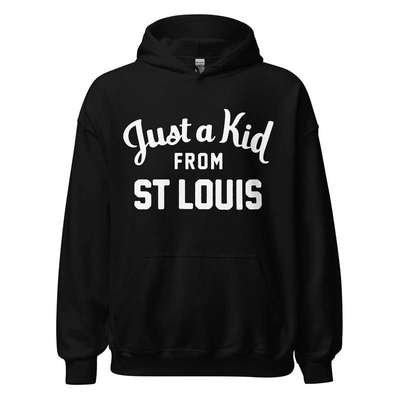 Unisex Black Hoodie Sweatshirt | St. Louis
