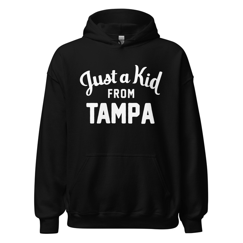 Unisex Black Hoodie Sweatshirt | Tampa