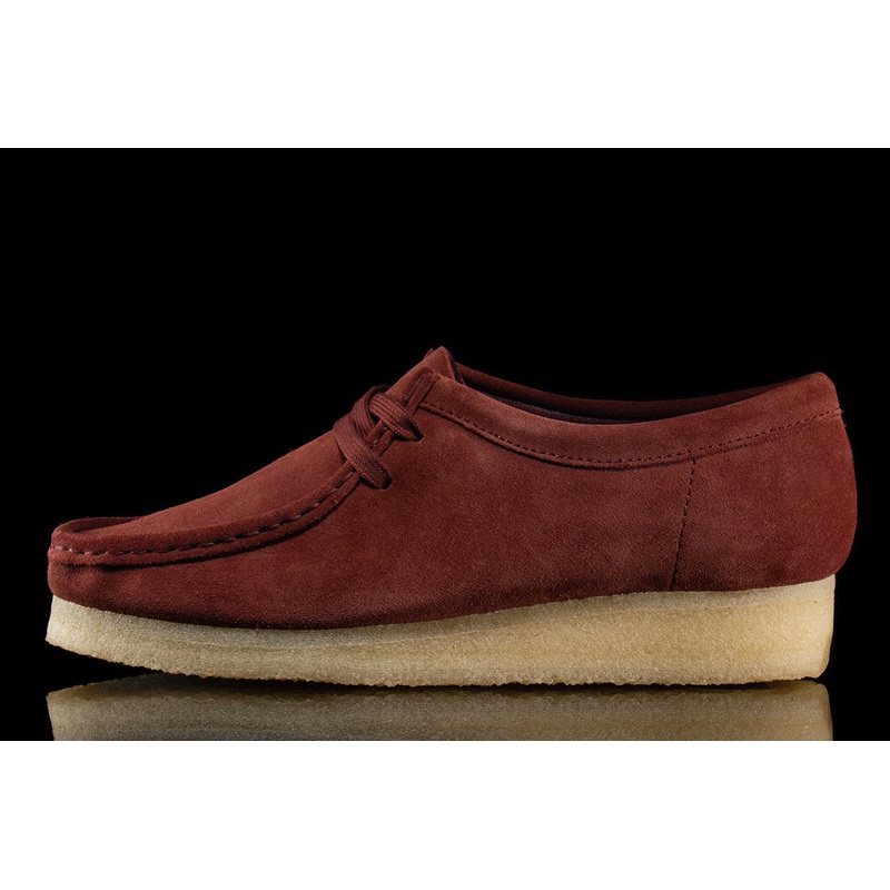 Women’s Wallabee Deep Red Suede