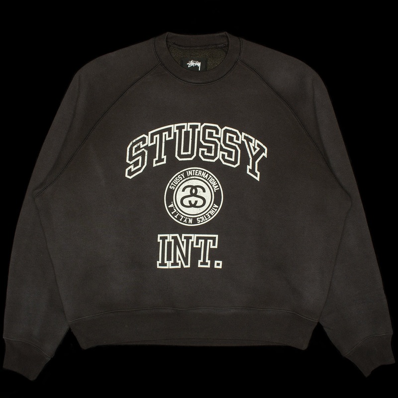 Overlock Varsity Raglan Crew