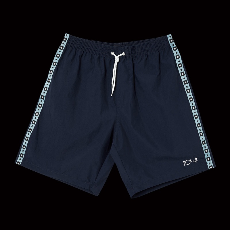 Square Stripe City Swim Shorts