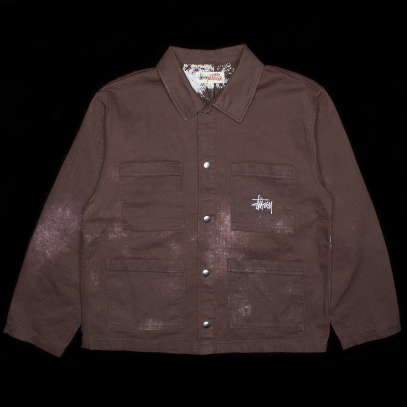 Spotted Bleach Chore Jacket