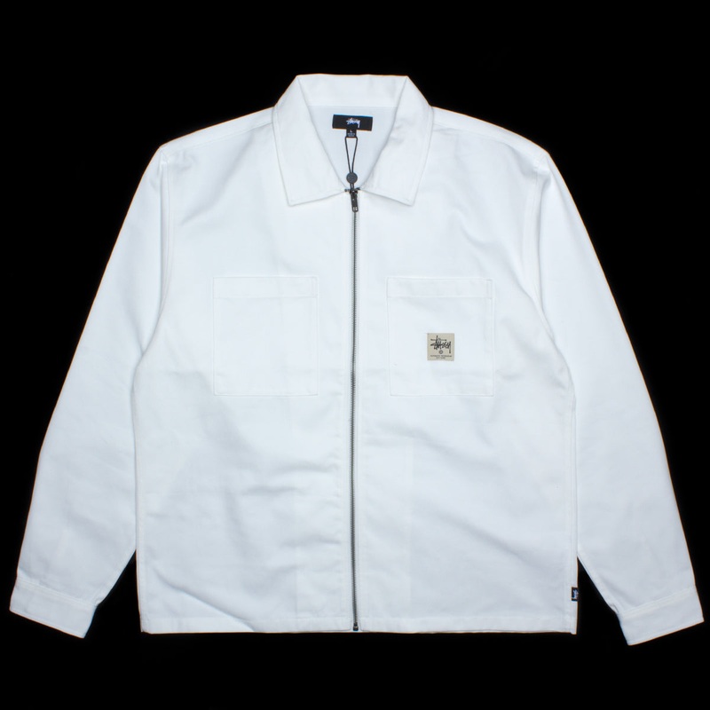 Zip Up Work L/S Shirt