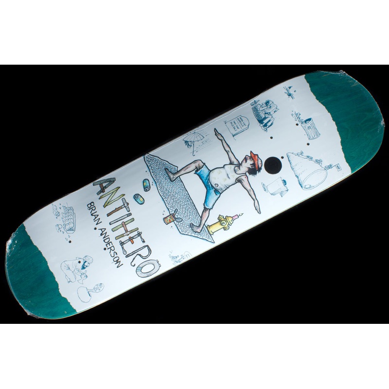 BA Recycling Teal Deck – 8.5″