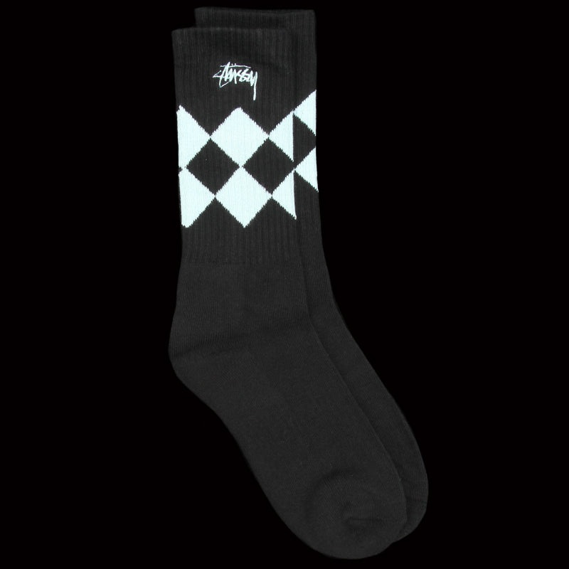 Argyle Jacquard Crew Socks