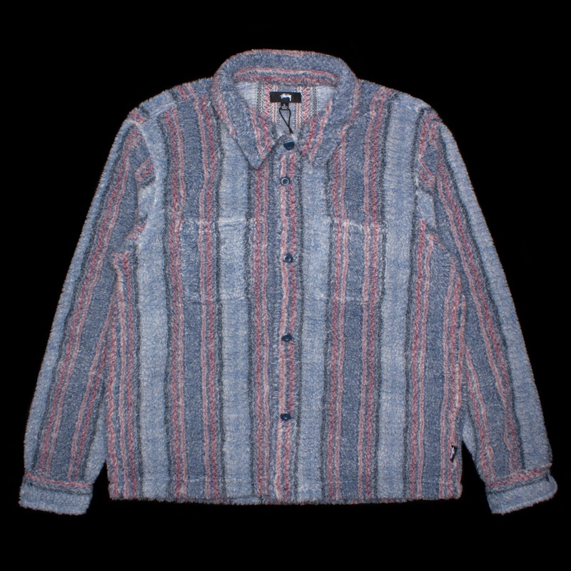Stripe Sherpa Shirt