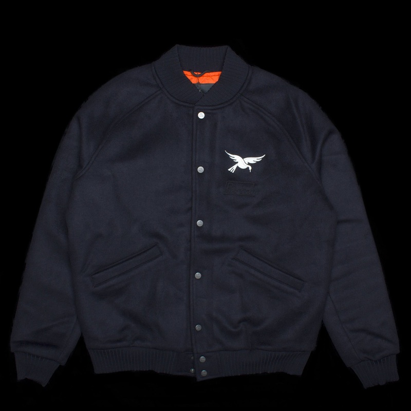 Sad Pencil Wool Varsity Jacket