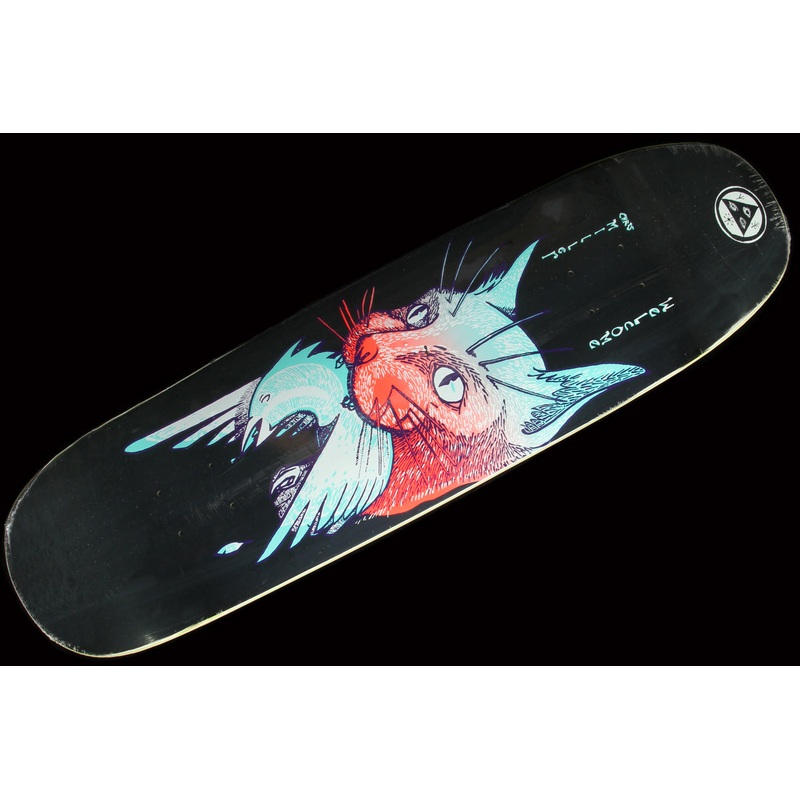 Cat Gets Bird on Catblood 2.0 Black Deck – 8.75