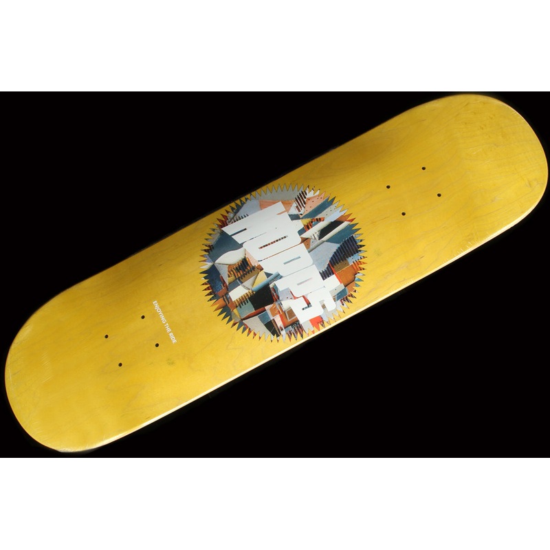 Sun Logo (Joan Barker) Abstract Series Yellow Deck 8.25″