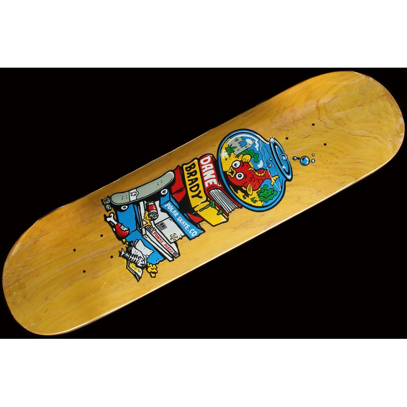 Dane Brady Fish Bowl Yellow Deck 8.25″