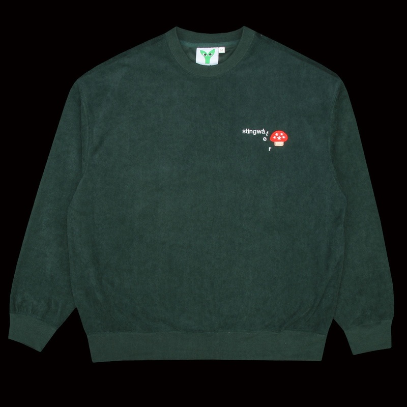 Melting Logo Corduroy Crewneck