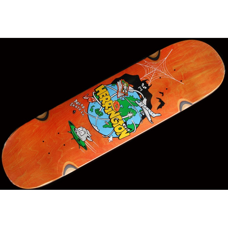 Planet Herrington (Wheel Wells) Orange Deck 8.25″