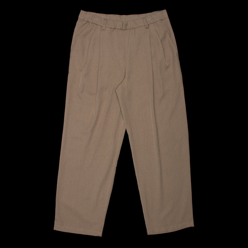 Pleated Twill Pants