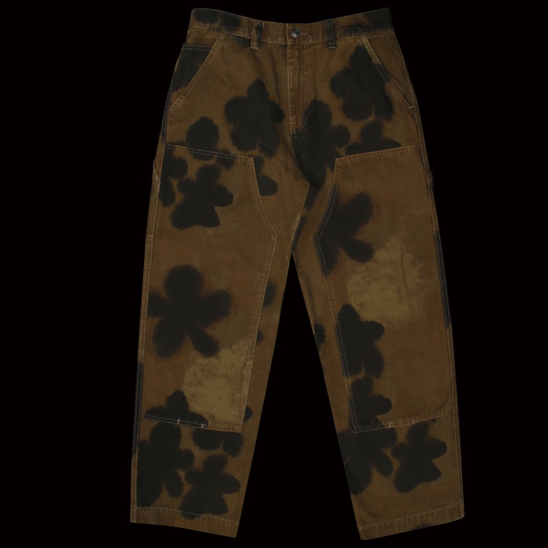 Floral Dye Work Pant