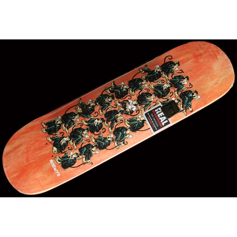 Busenitz Monkey Biz Orange Deck 8.38″