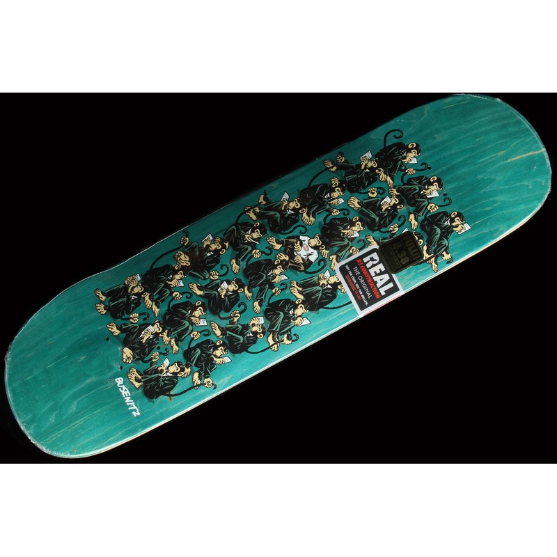 Busenitz Monkey Biz Teal Deck 8.38″