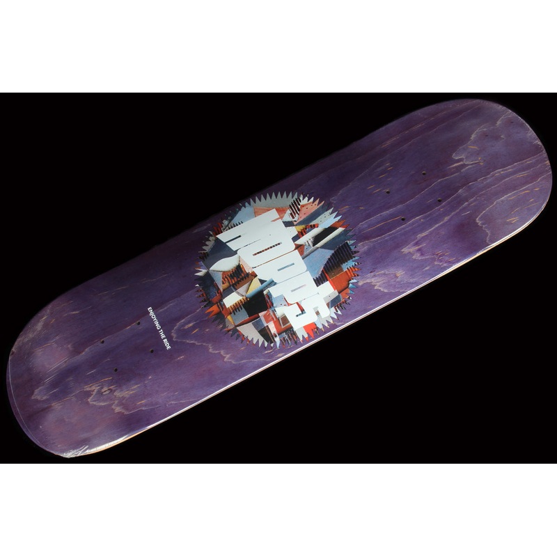 Sun Logo (Joan Barker) Abstract Series Purple Deck 8.5″