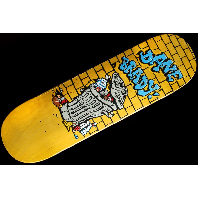 Dane Brady Thrash Can Yellow Deck 9″