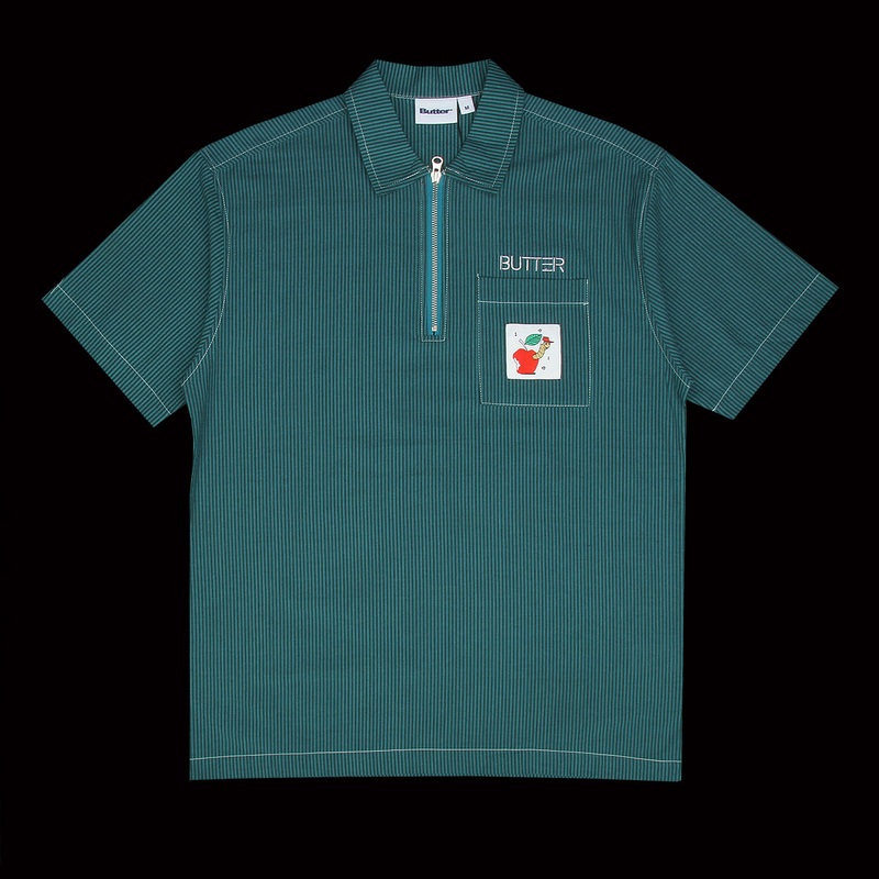 Seersucker Zip Shirt