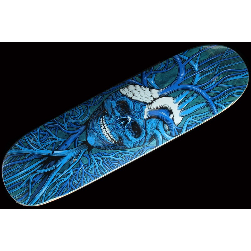 Code Blue (Blue) Shaped Deck 8.5″