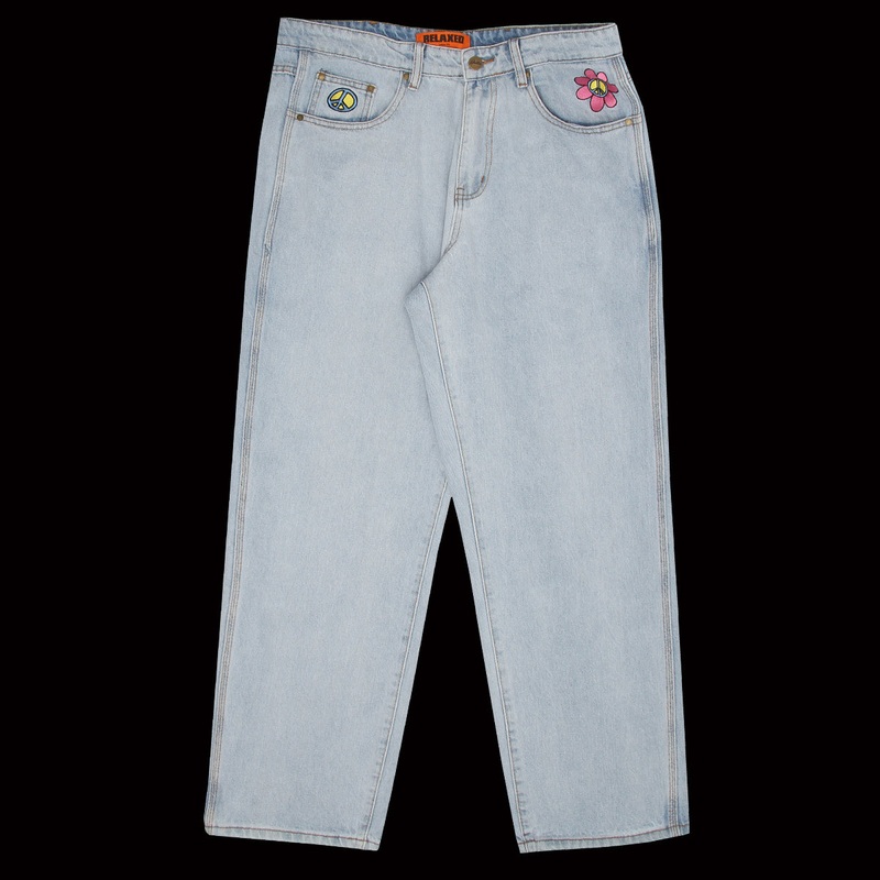 Flower Denim Jeans