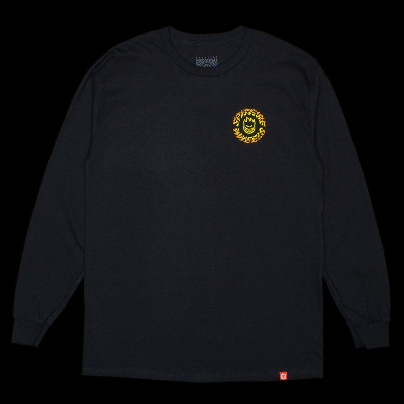 Torched Script L/S T-Shirt