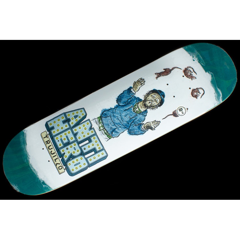 Truijillo Street Performers Teal Deck 8.38″