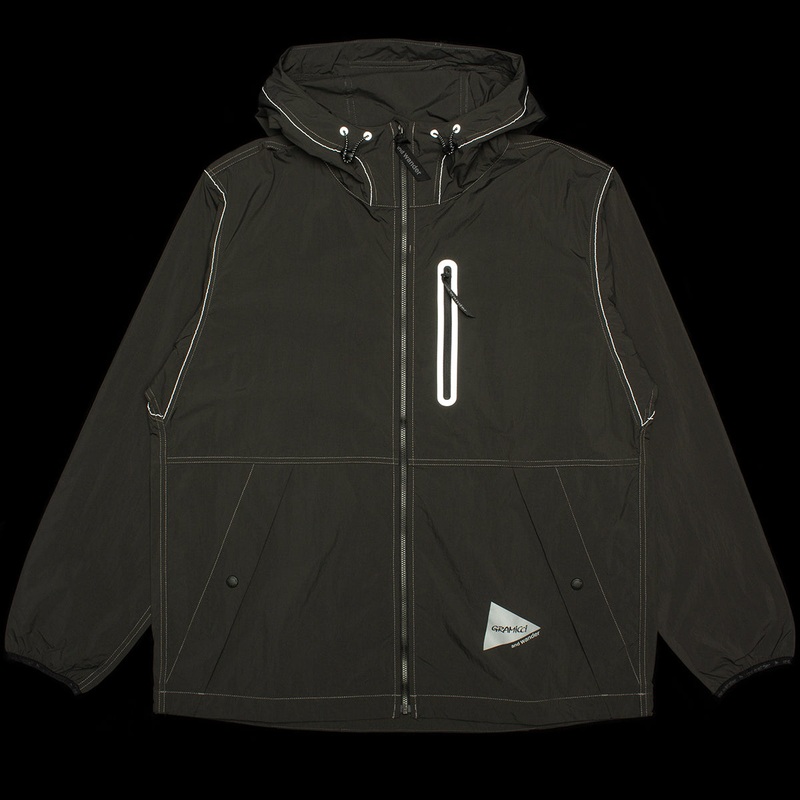 Brushed Nylon Jacket x And Wander
