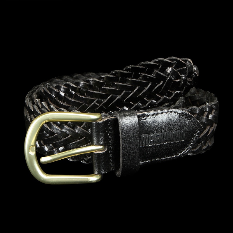 Leather Braided Belt