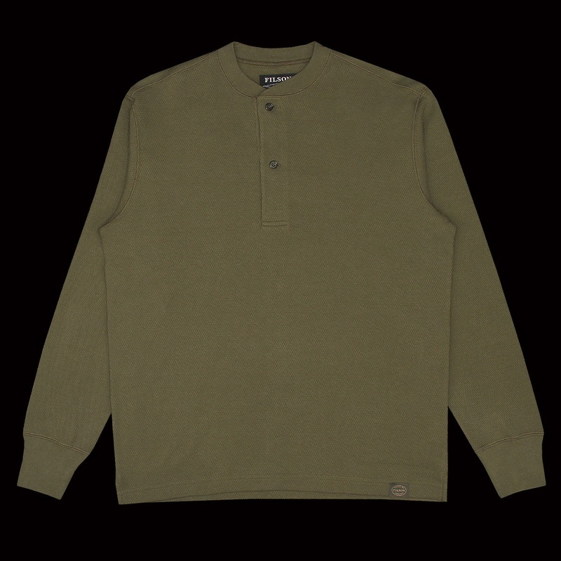 Waffle Knit Henley