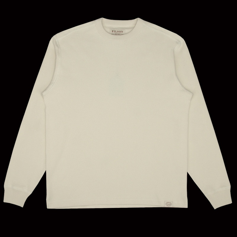 Waffle Knit Thermal Crewneck