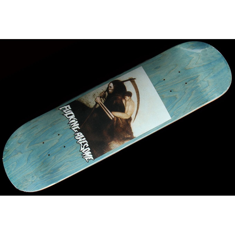 Ave Personification Of Death Teal Deck 8.38″