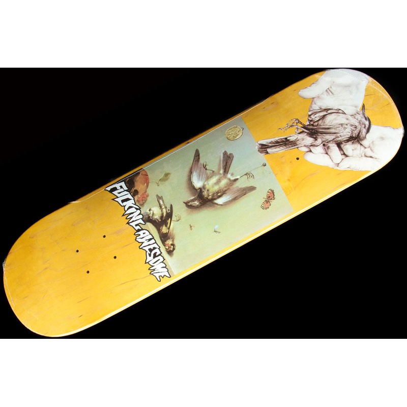 Birds Yellow Deck 8.38″