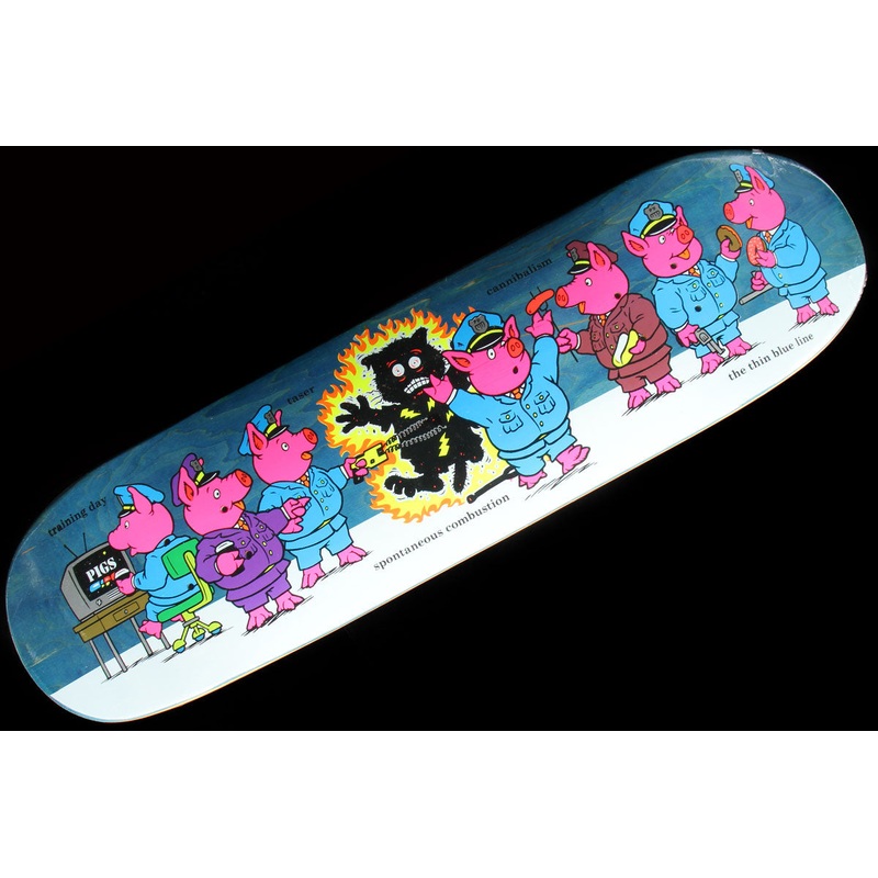Pigs BBQ Blue Deck 8.5″