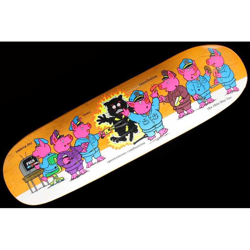 Pigs BBQ Orange Deck 8.5″