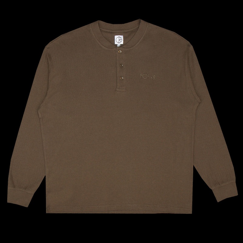 Rib Henley L/S T-Shirt