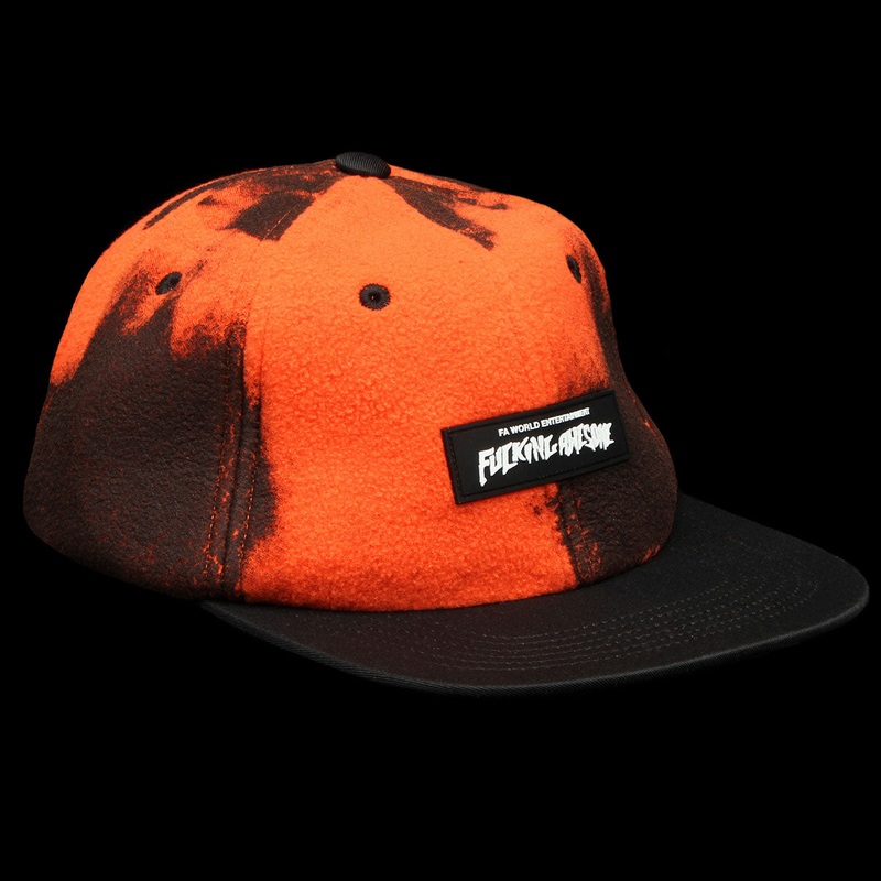 Burn Face 6 Panel Strapback Hat