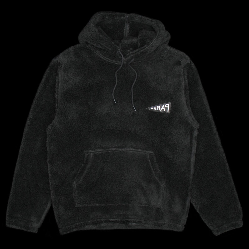 Mirrored Flag Logo Polar Fleece Hooded Pullover