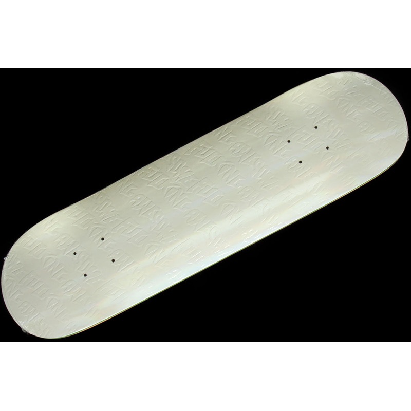 Stamp Emboss White Rainbow Deck 8.25″