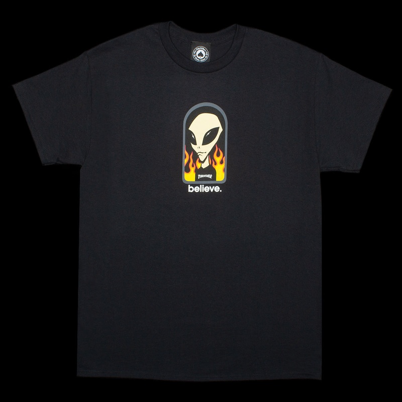 Thrasher x Alien Workshop Believe T-Shirt
