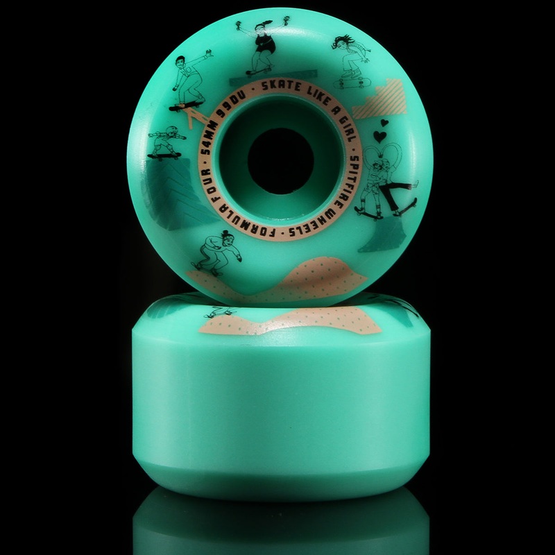Formula Four Skate Like A Girl (Blue) Conical Full 99D 54mm