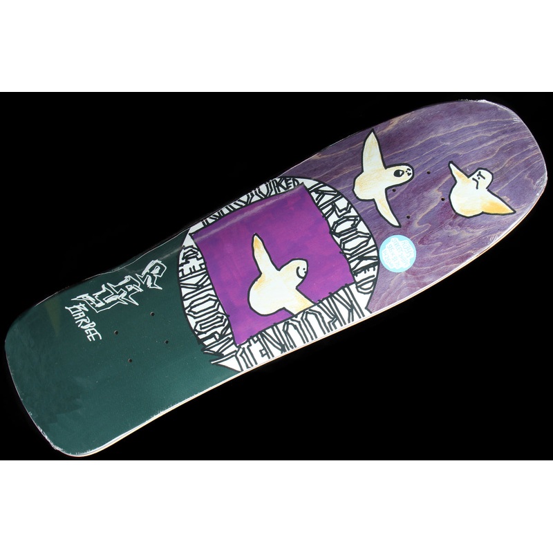 Barbee – Shaped Bird Nest Purple Deck 9.5″