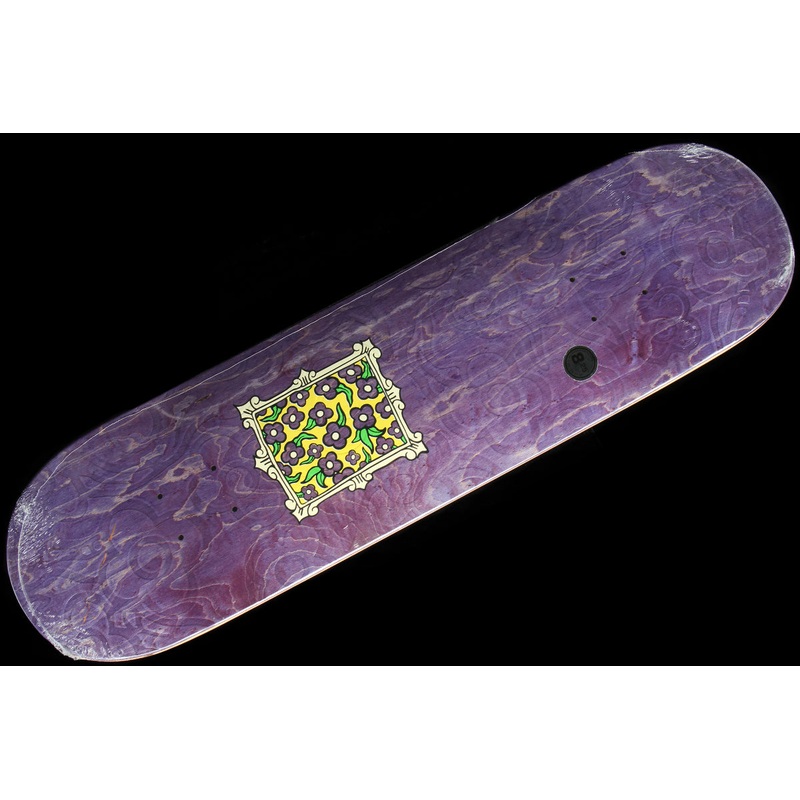Flower Frame Embossed Purple Deck 8.25″