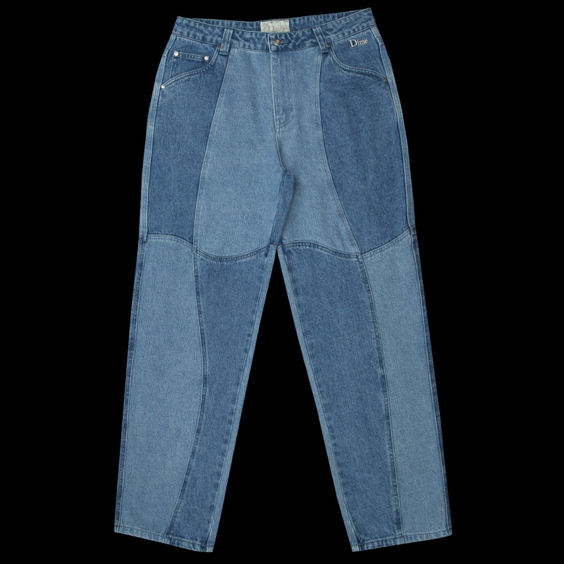 Blocked Relaxed Denim Pant