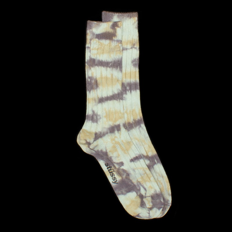 Multi Dyed Ribbed Socks