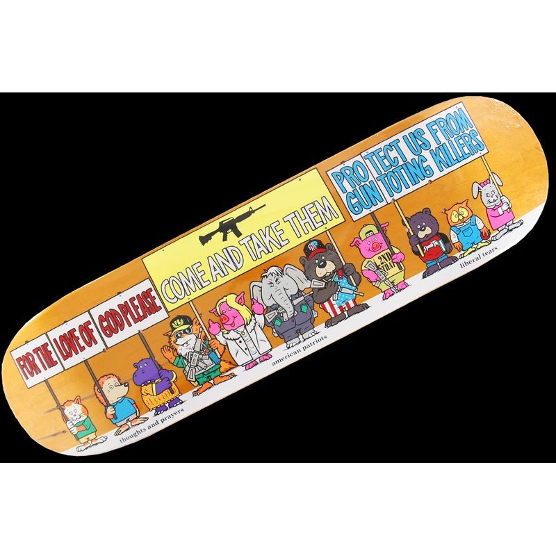 Protest Deck – Yellow 8.5″